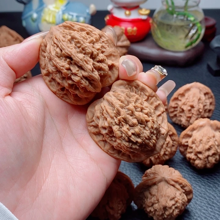 把件文玩核桃麦虎44，50.5克