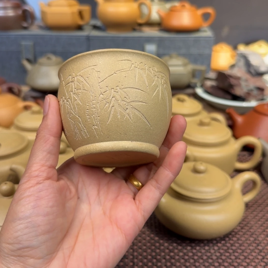 本山绿泥茶壶150毫升左右