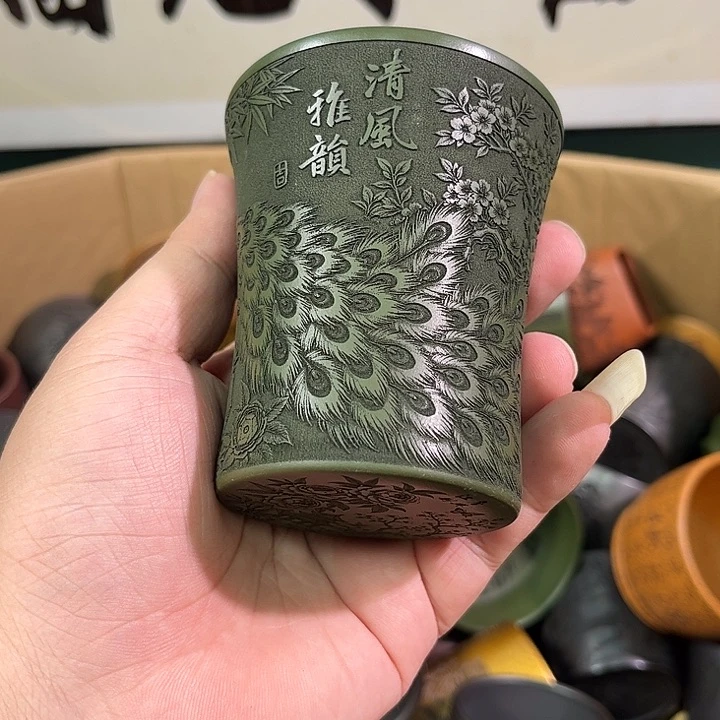 茶杯紫砂全手工紫砂主人杯