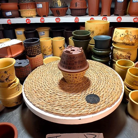 宜兴紫砂花盆盆紫砂