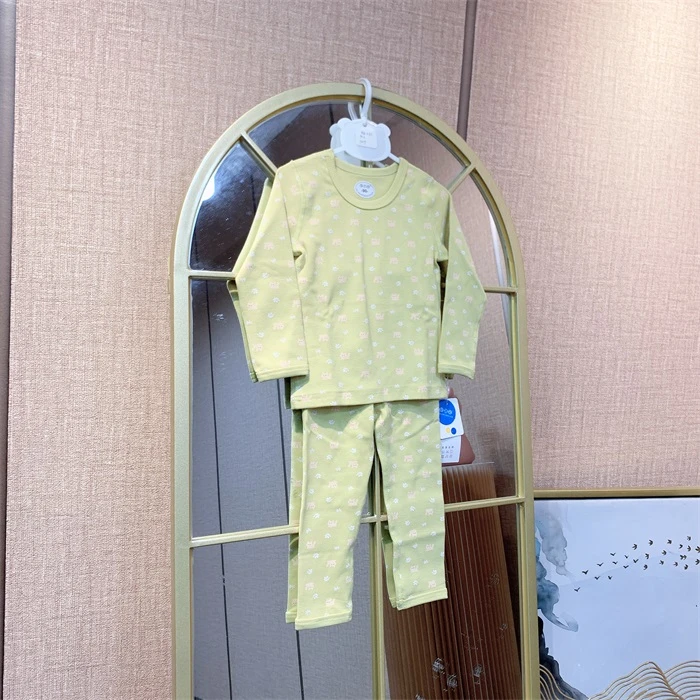 AR051  宝宝黄色秋衣套装