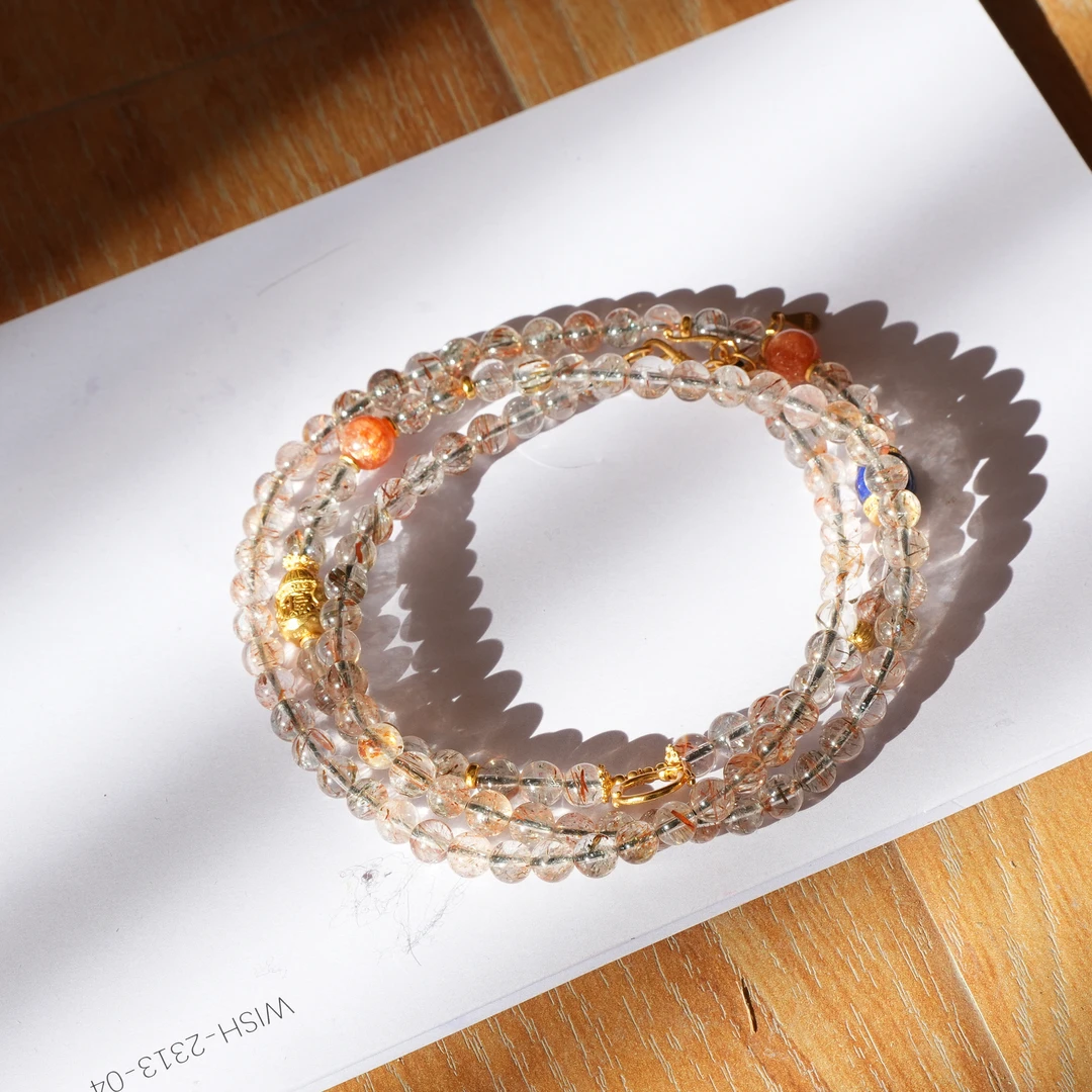 壹加安琪 | 水晶108多圈万能链多样性发货发其一