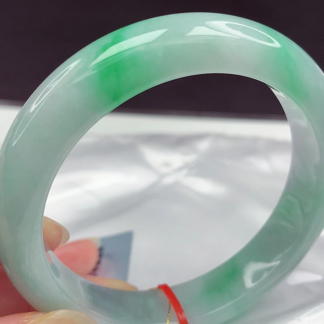 翡翠未镶嵌手镯57圈832