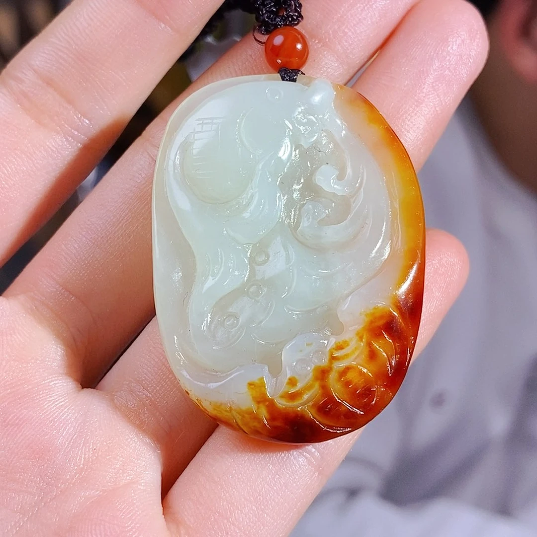 和田玉颈饰未镶嵌