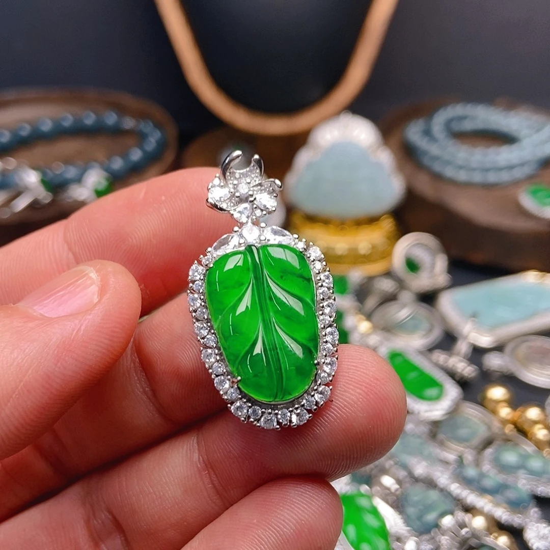 翡翠吊坠(不含链)未镶嵌715吊坠