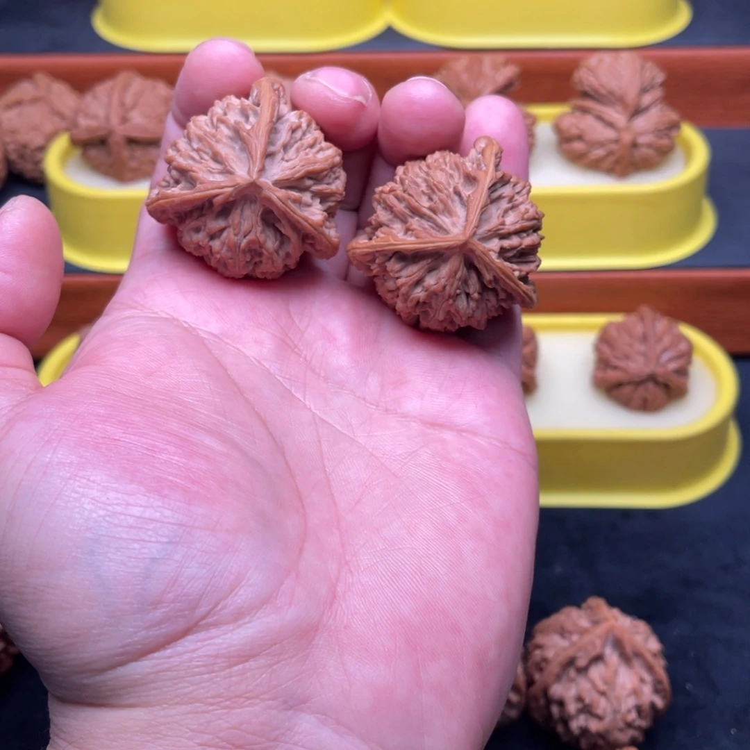 核桃手串/手链盘龙纹三棱42