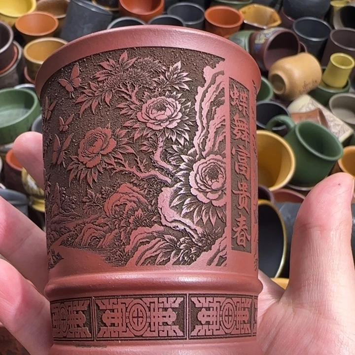 茶杯紫砂全手工紫砂