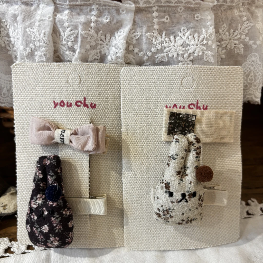 馒头推荐儿童兔子发夹