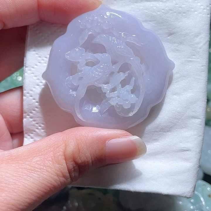 颈饰未镶嵌翡翠天