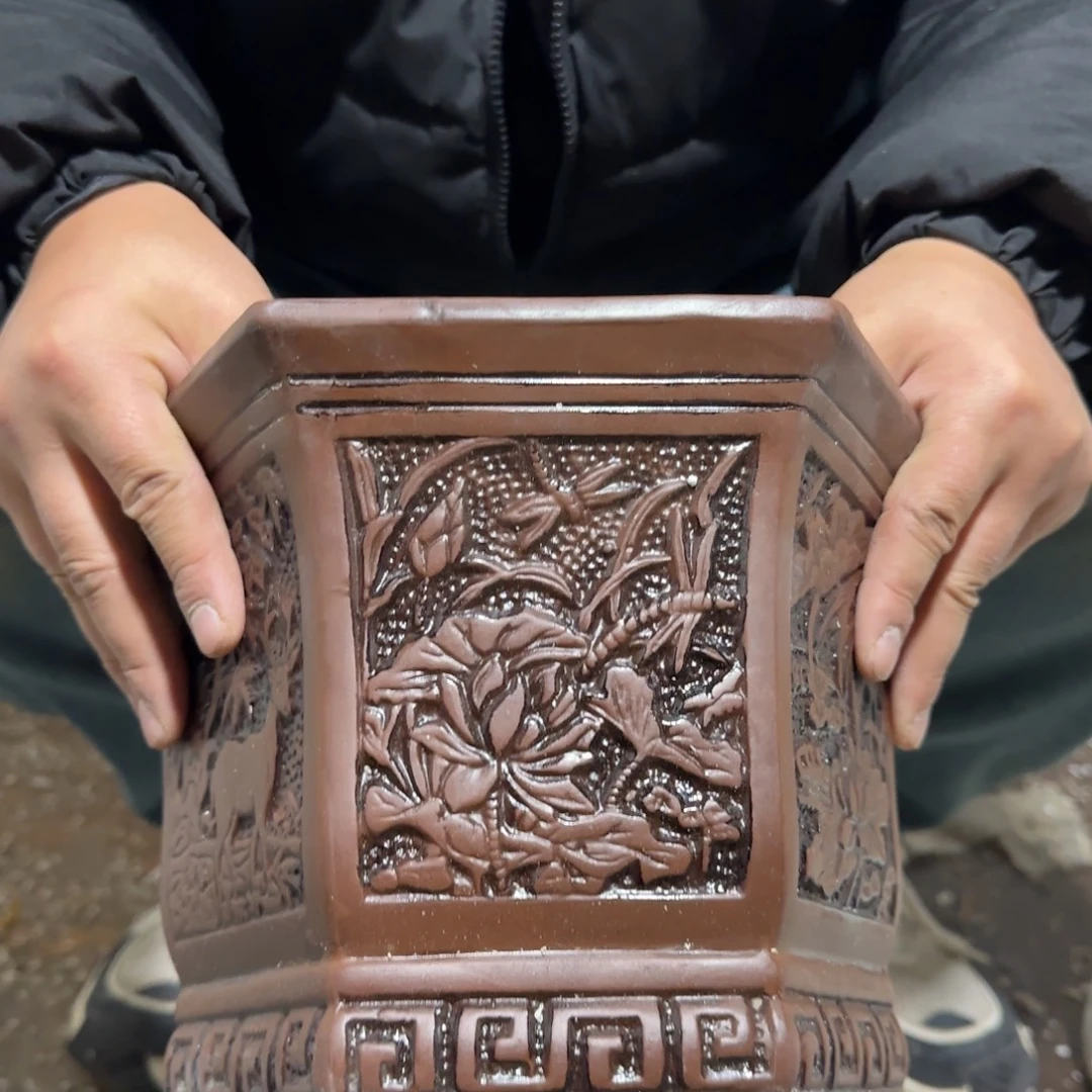 紫砂花盆瑕疵是不需要