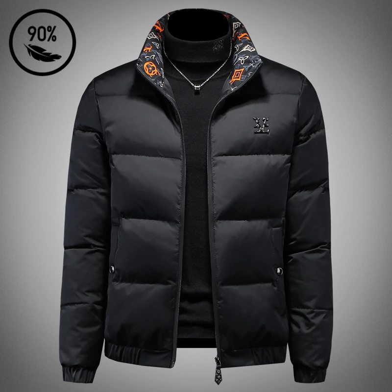 库约内姆KOYENEMAL潮牌短款羽绒服冬季外套新款加厚保暖立领夹克