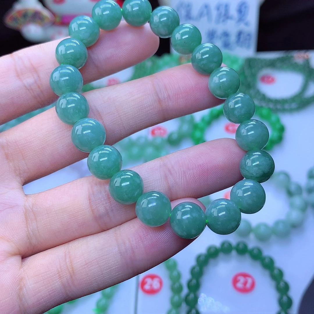 翡翠毛衣链未镶嵌