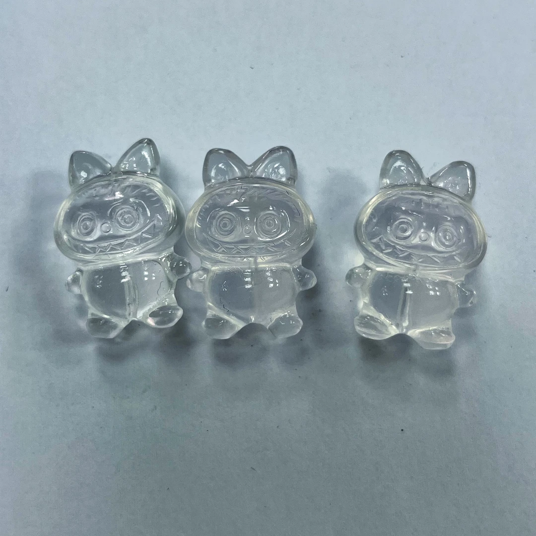 P25大号拉布布奶白晶通孔配件多样性发一件