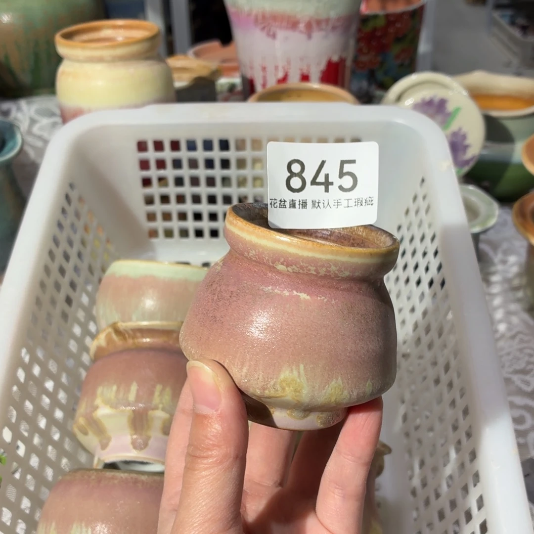 隐***隐景德镇陶瓷花盆艺术