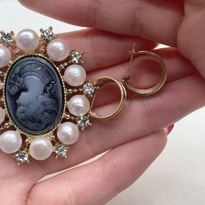 淡水珍珠耳饰未镶嵌