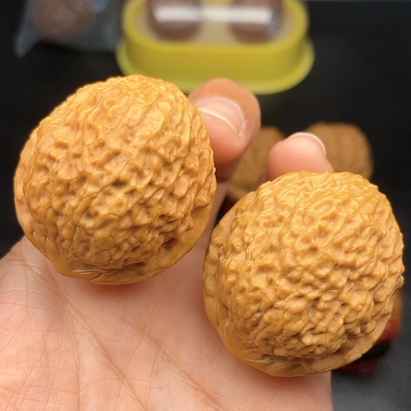 【闪购商品】把件文玩核桃40尺密纹狮子头50.5克