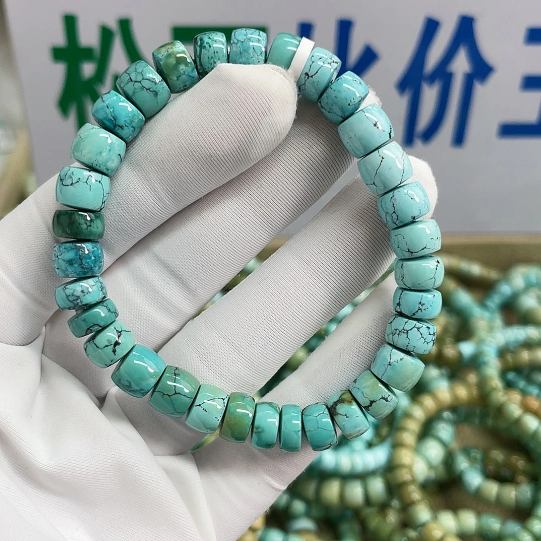 【闪购商品】绿松石珠宝奇石未镶嵌卡8