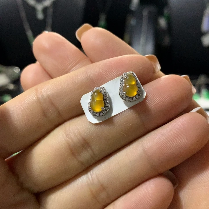 翡翠银S925镶嵌戒指