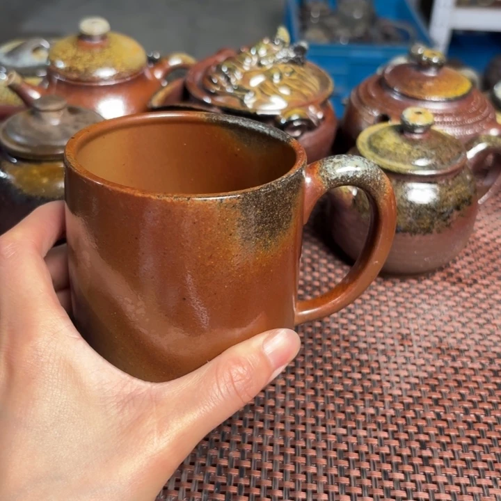 茶杯紫砂大马克杯