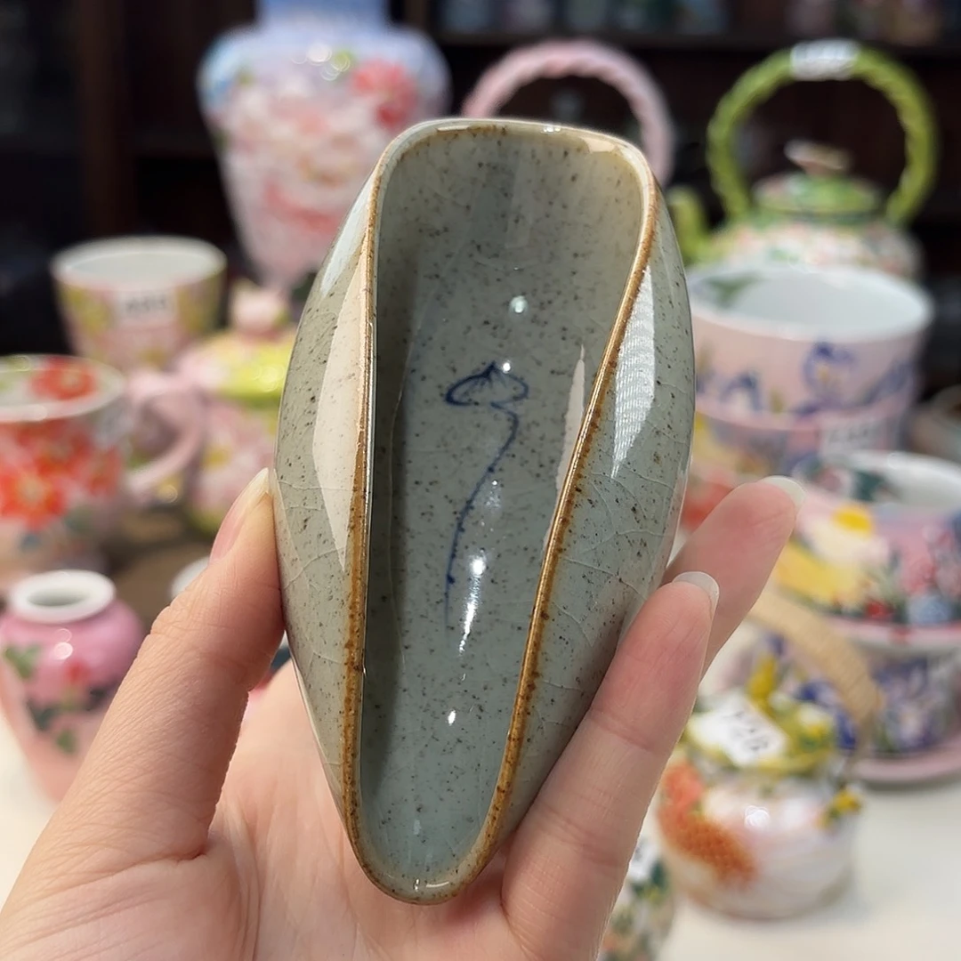 瓷片景德镇手绘高温釉下彩陶瓷茶具