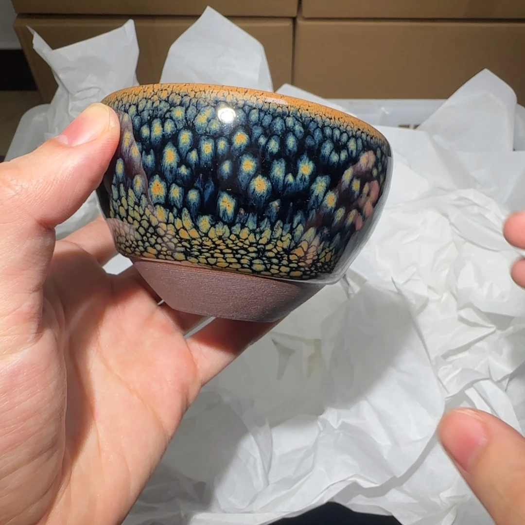 茶盏微瑕建盏，介意勿拍