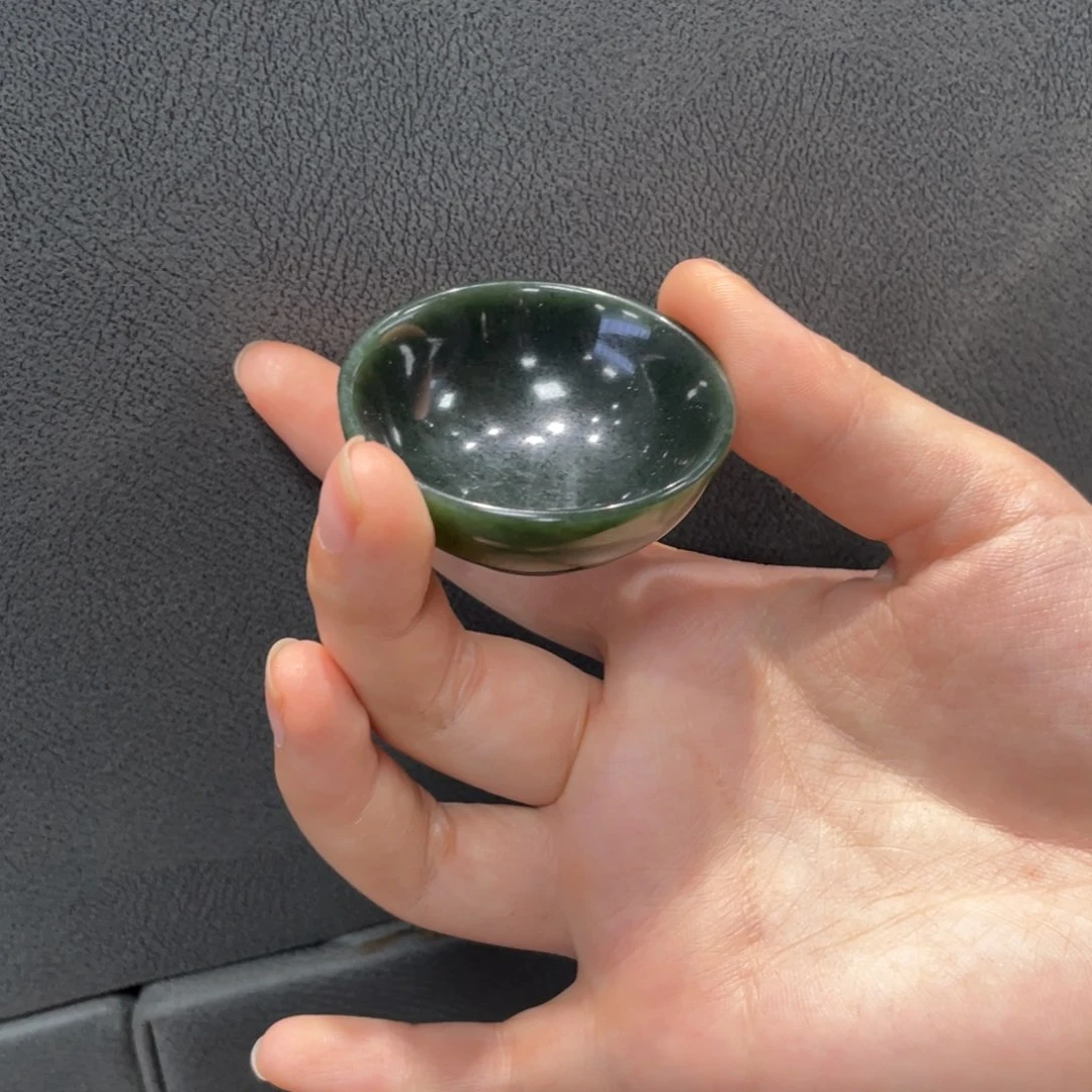 未镶嵌和田玉摆件和田玉茶杯未镶嵌