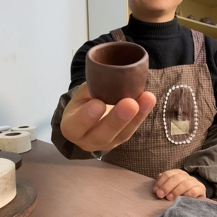 福利手工紫砂客杯30-50cc
