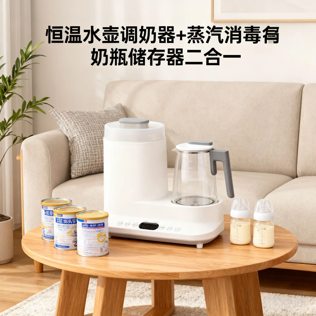 康尔高奶瓶消毒柜温奶器烘干二合一体摇泡奶家用恒温水壶婴儿专用