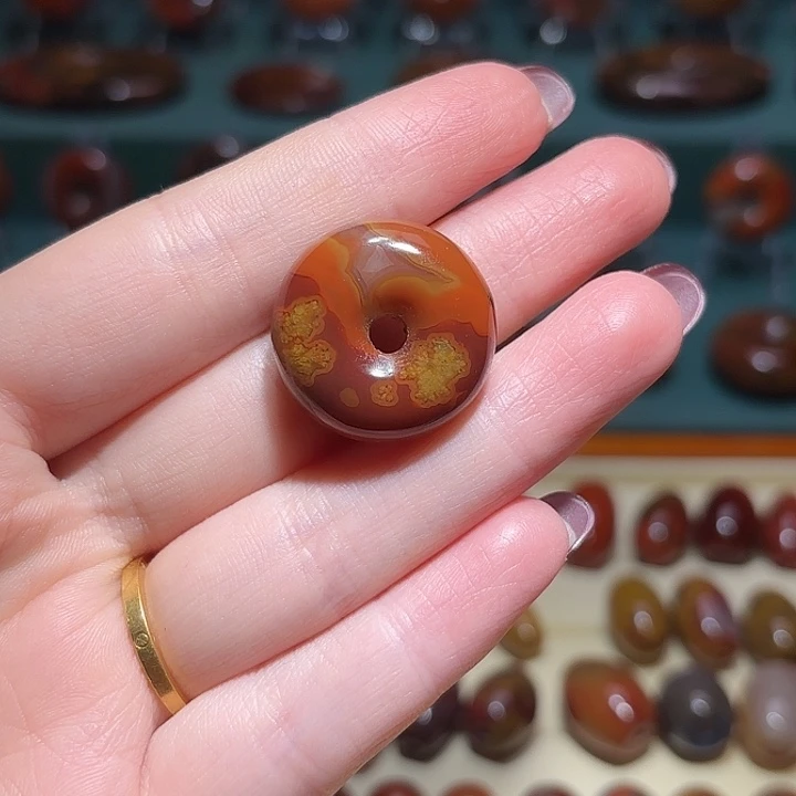 玛瑙/玉髓合金珠宝半成品