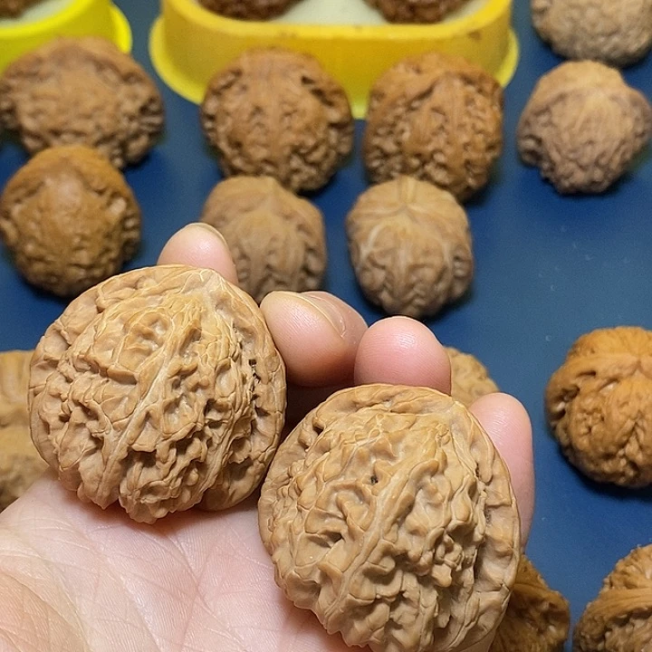 文玩核桃把件白狮子