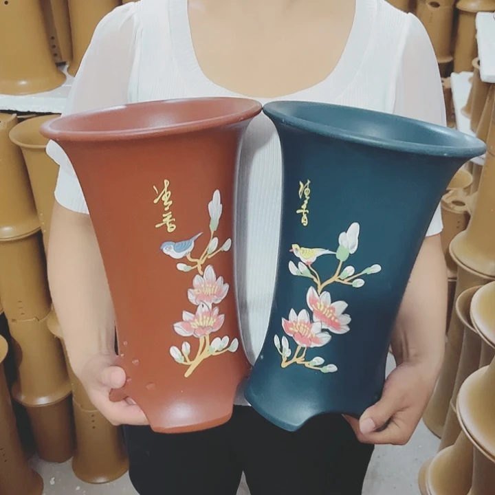 紫砂花盆宜兴紫砂精品花盆