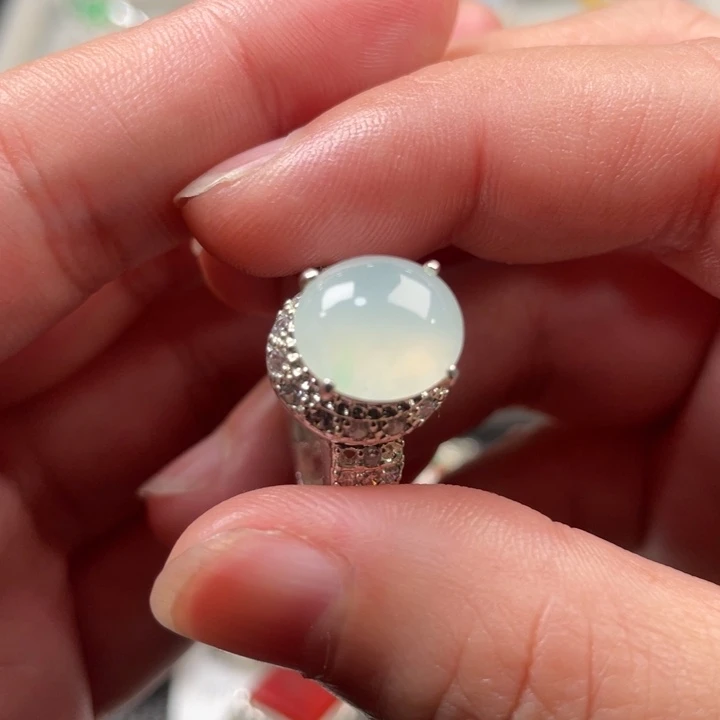 翡翠未镶嵌戒指缅甸天然翡翠