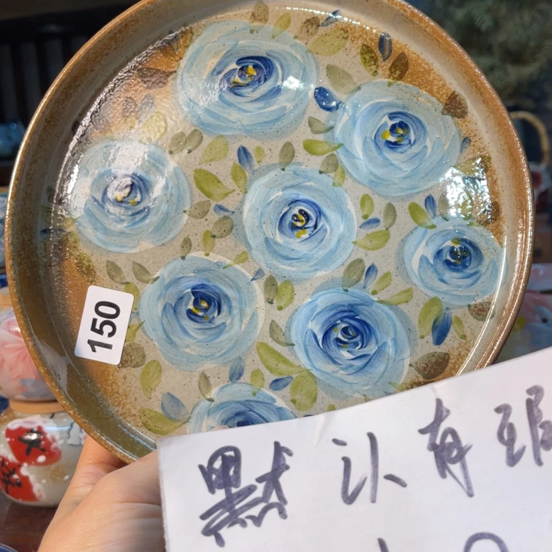 杯素浅陶瓷手工手绘