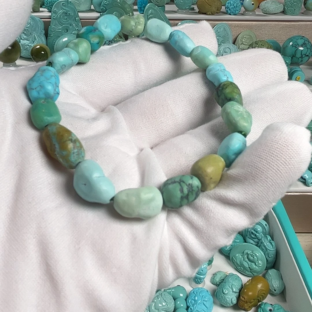 绿松石未镶嵌珠宝奇石