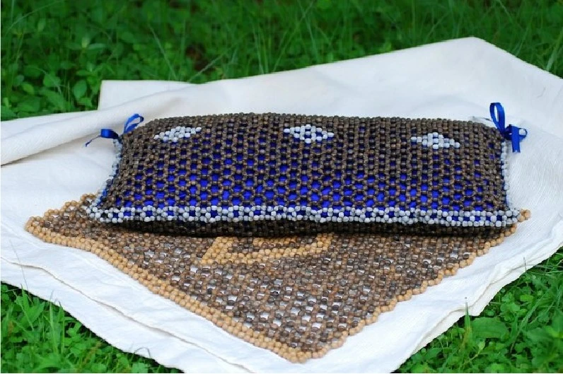 购买野生薏苡手工编织安眠枕1个，非囎书款。