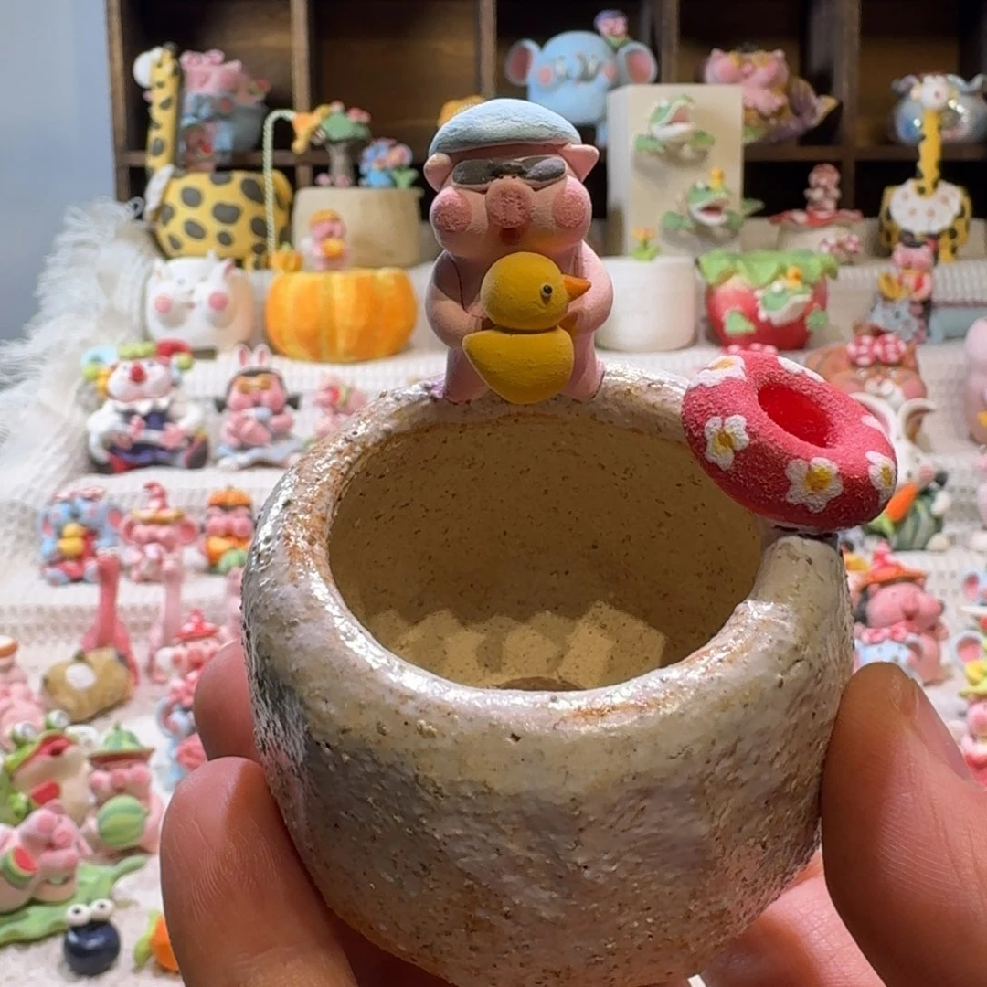 厂家直销手工花盆摆件