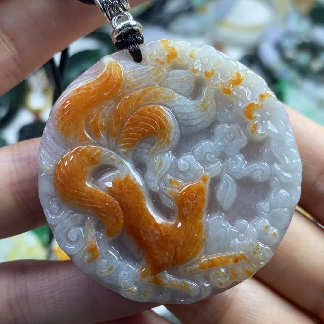 翡翠未镶嵌颈饰吊坠