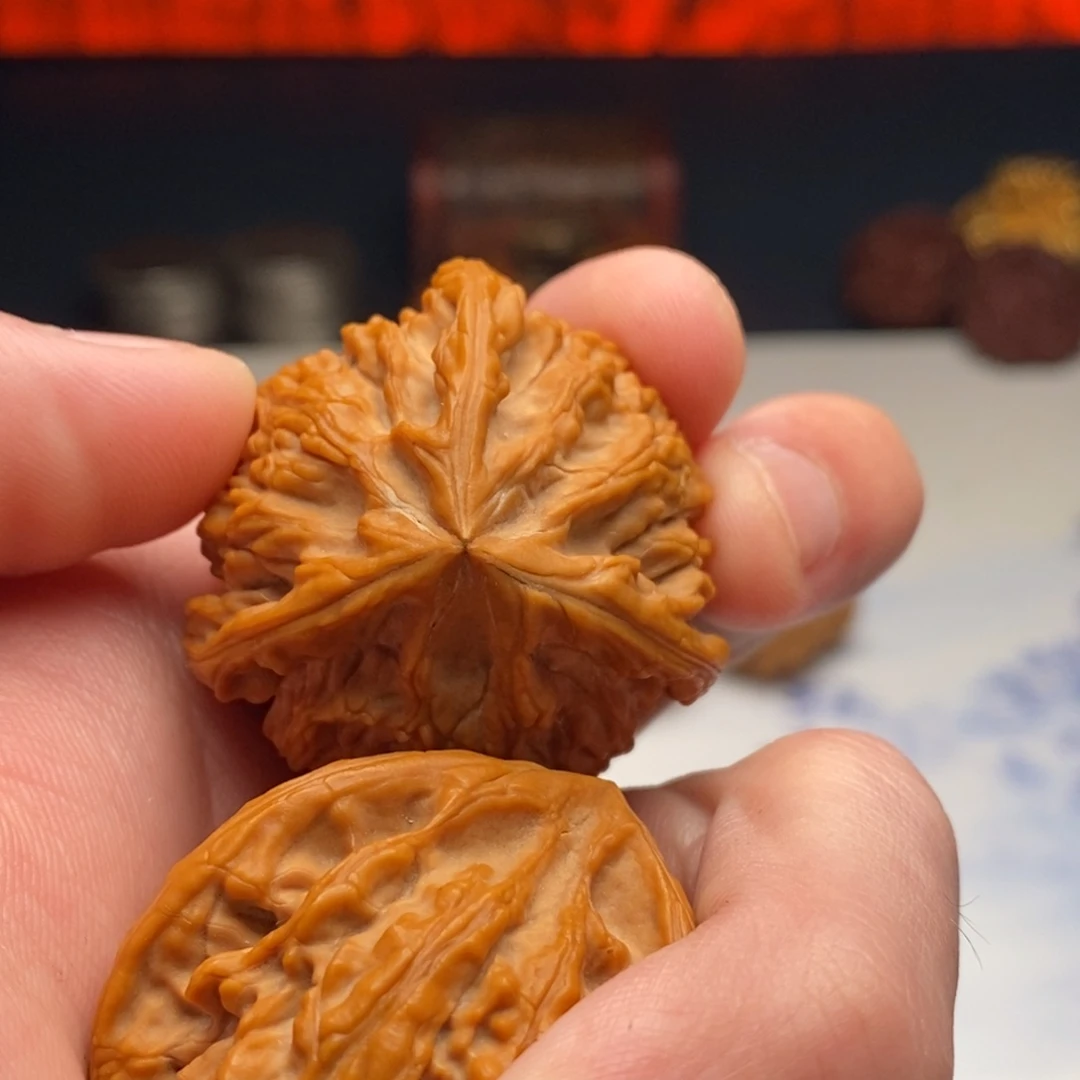 三***腻文玩核桃把件御龙