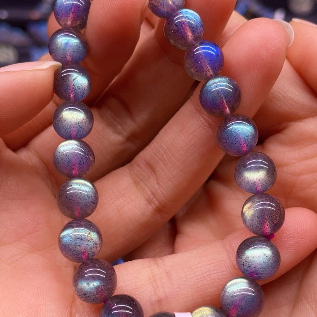 未镶嵌手串长石8,6左右