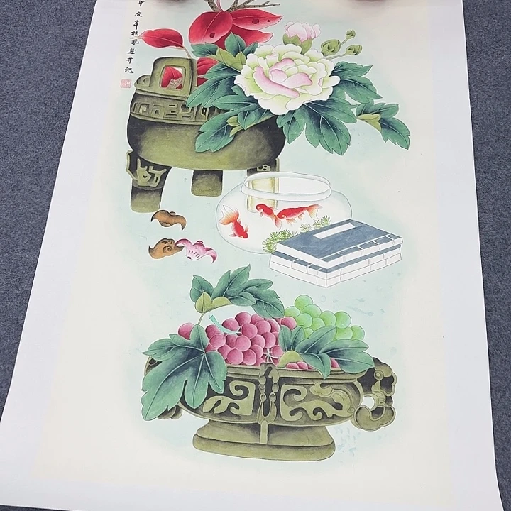 国画手绘国画作品