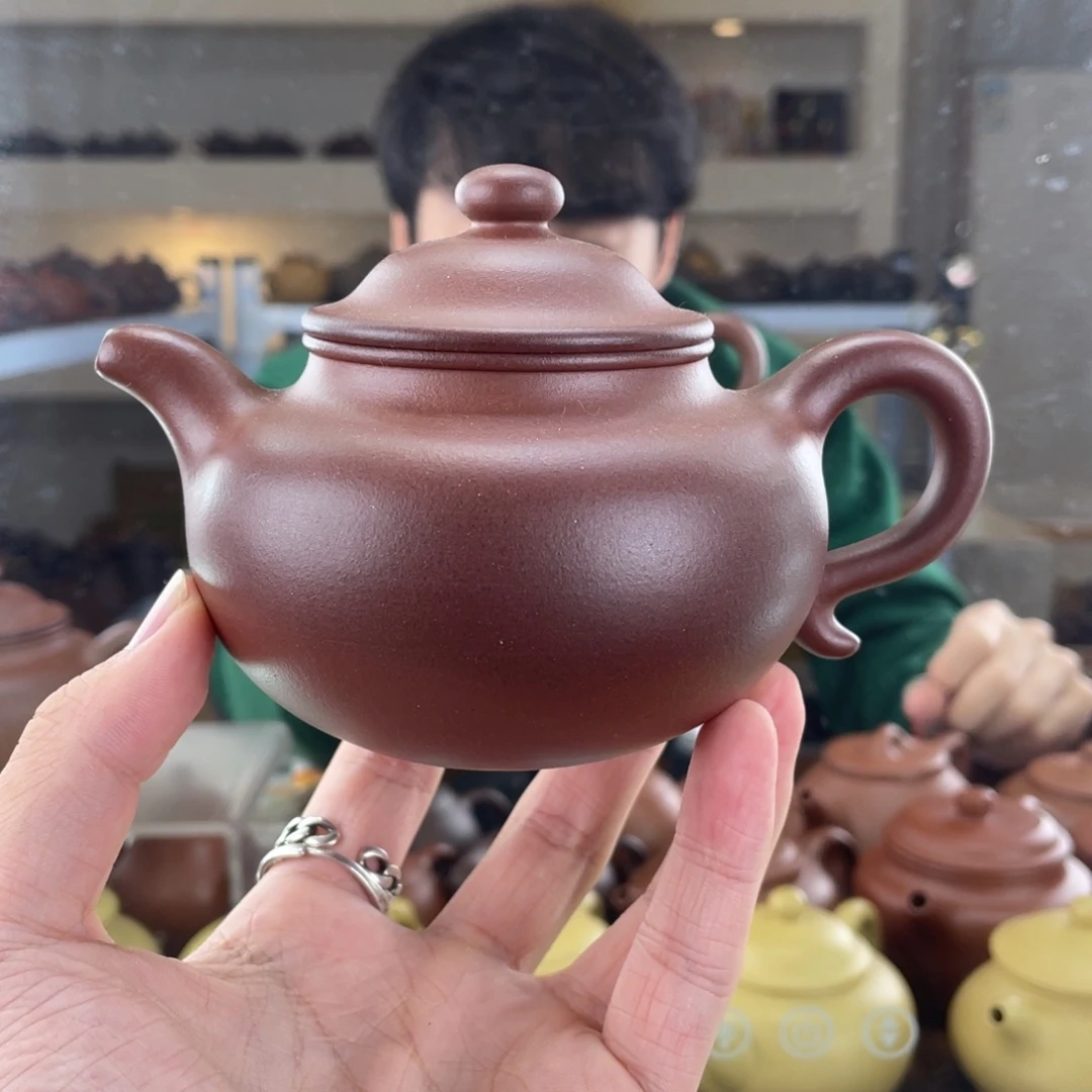 紫砂茶壶300cc红皮龙茶壶
