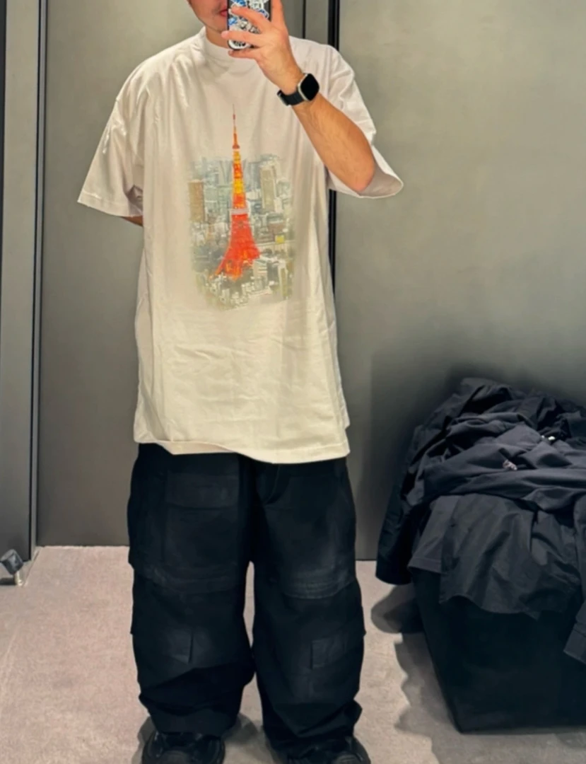 东京铁塔银座T恤 男女同款 84衣长 YB尺码未改动