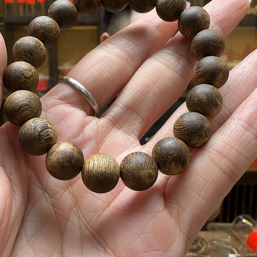 哇****沉香手串18棋楠单圈10mm19圆珠 9.6g