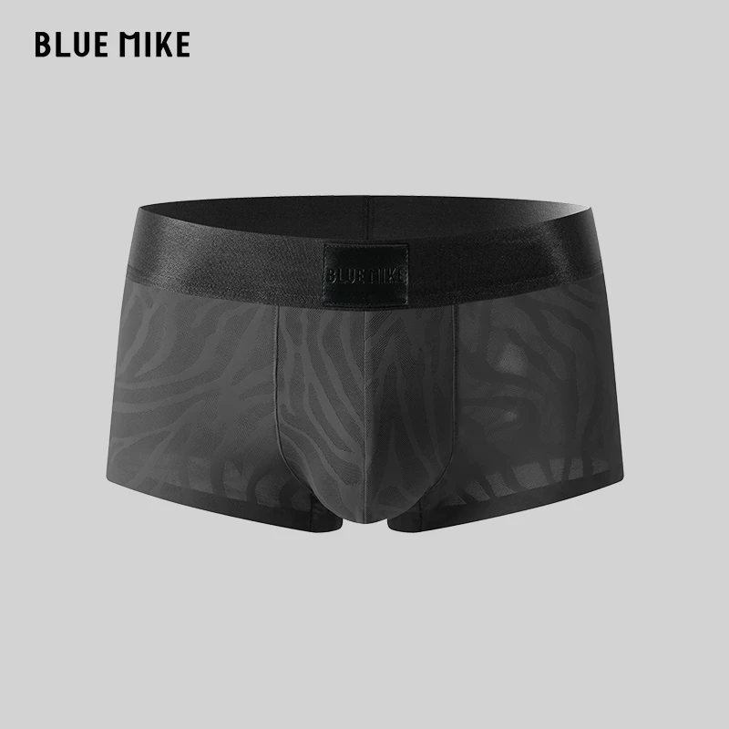 蓝内【狂野派对】舒适简约低腰运动小平角内裤平角裤男平角内裤透气