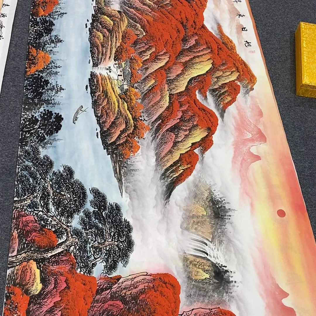 国画画画真的画画画