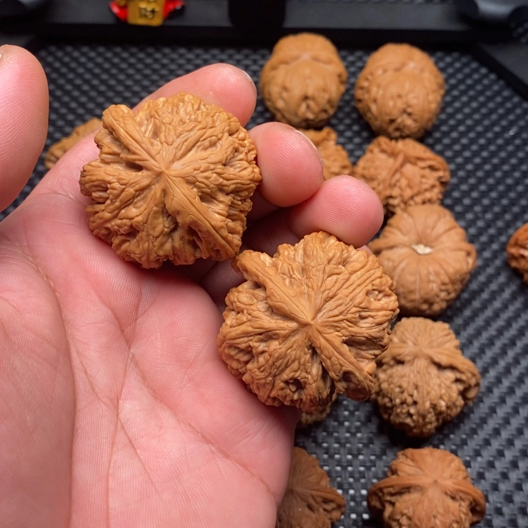 把件文玩核桃精品球筋46尺