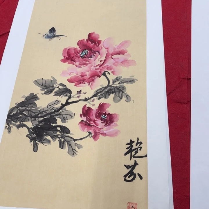 国画花鸟的翅膀和翅膀是