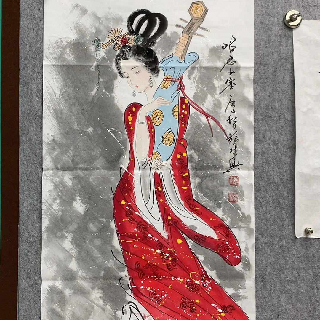 国画薛老师三尺作品