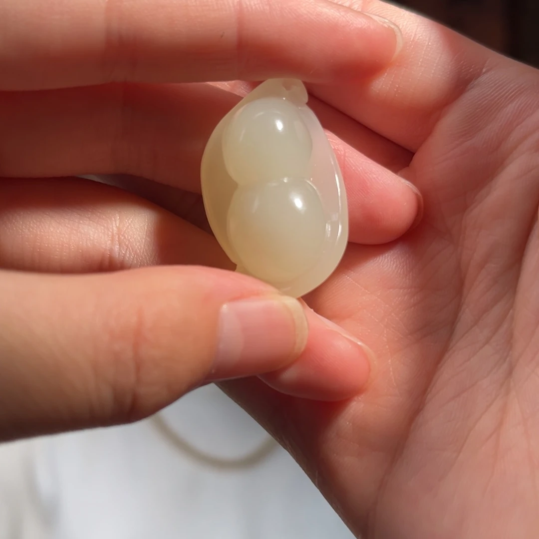 和田玉未镶嵌吊坠(不含链)福豆280