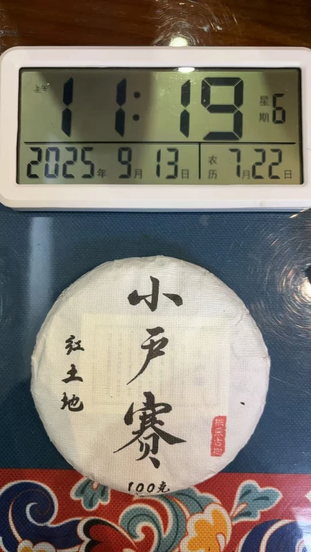 [TZCY-21] 2025年 小户赛 普洱生茶 100g饼 9-13